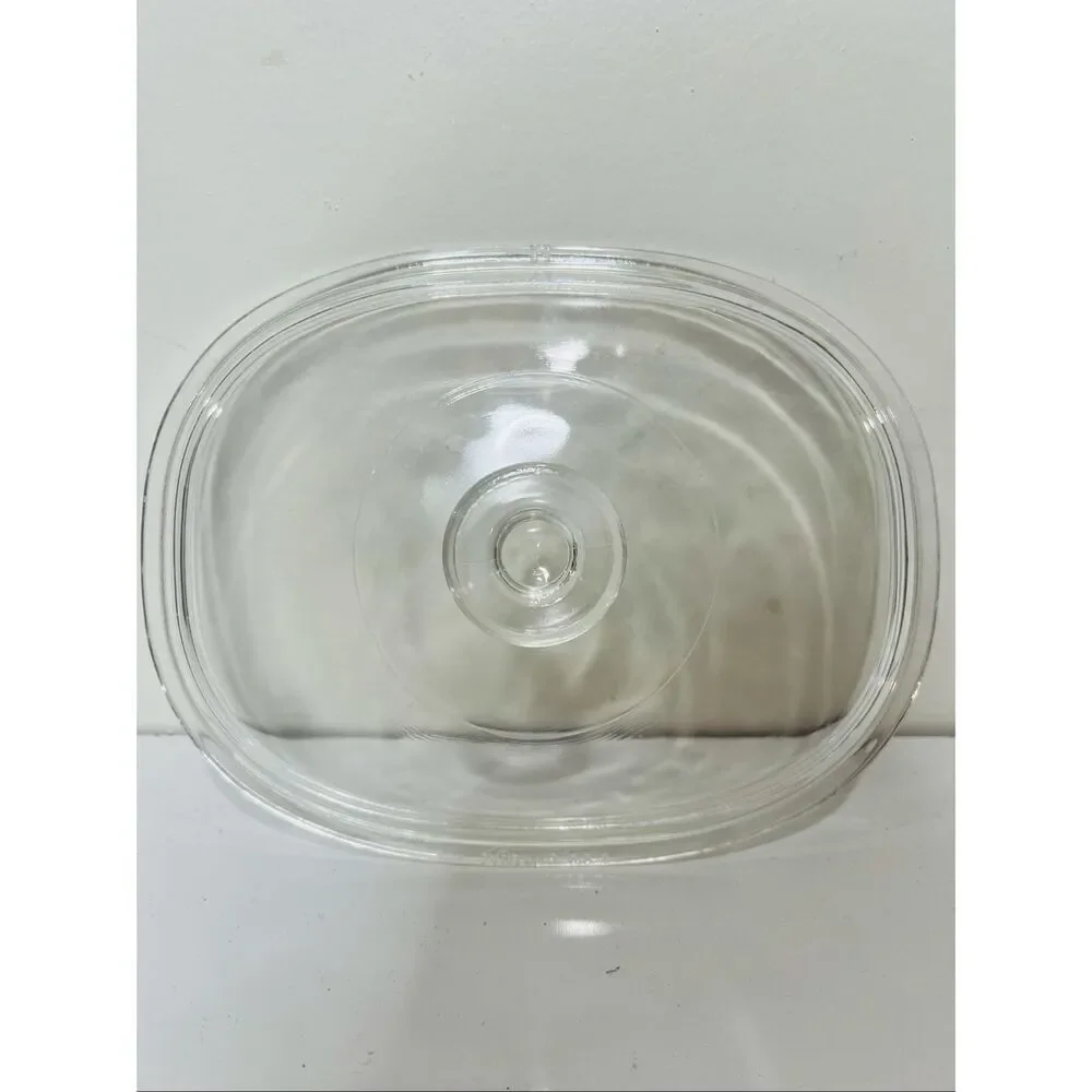 Pyrex F-12-C Clear Oval Large Casserole Dish Lid